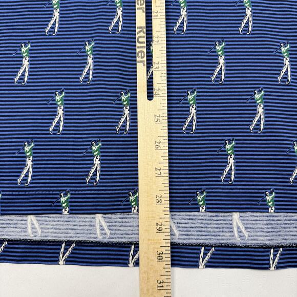Polo Ralph Lauren Polo Shirt Mens Large Striped Golf Player Print Classic Fit - Picture 6 of 11